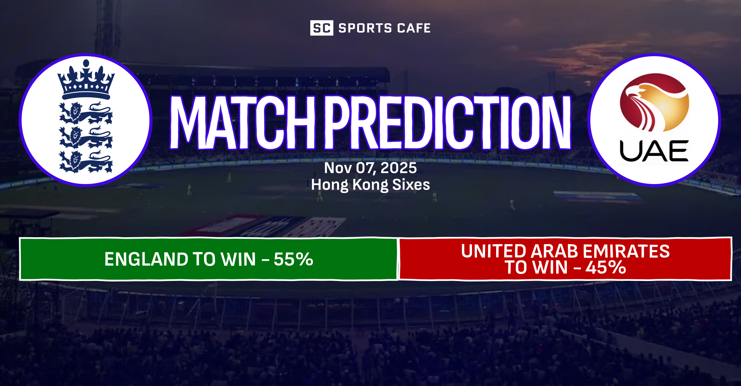 England vs United Arab Emirates